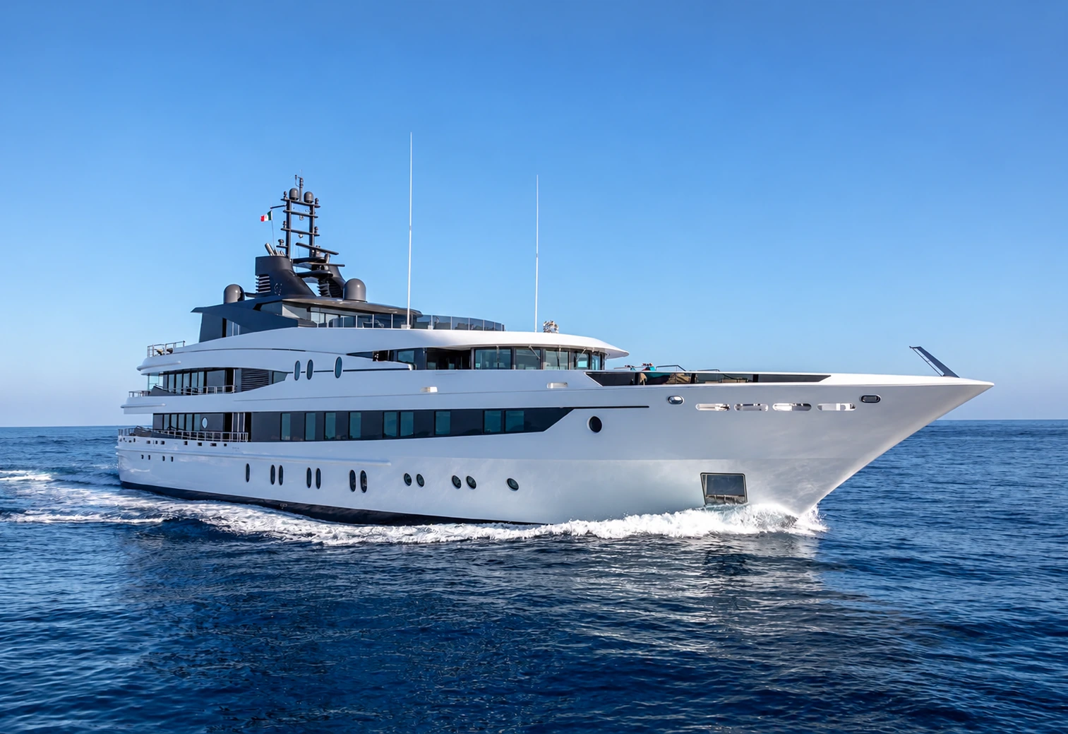 AHS exterior profile, yacht photography for F1 Grand Prix Abu Dhabi 2026