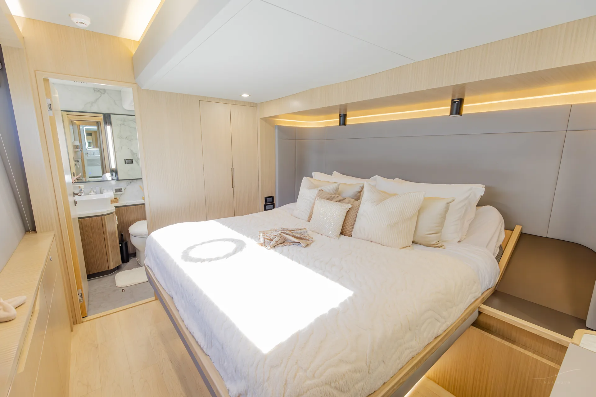 Isla 60 master cabin with en-suite