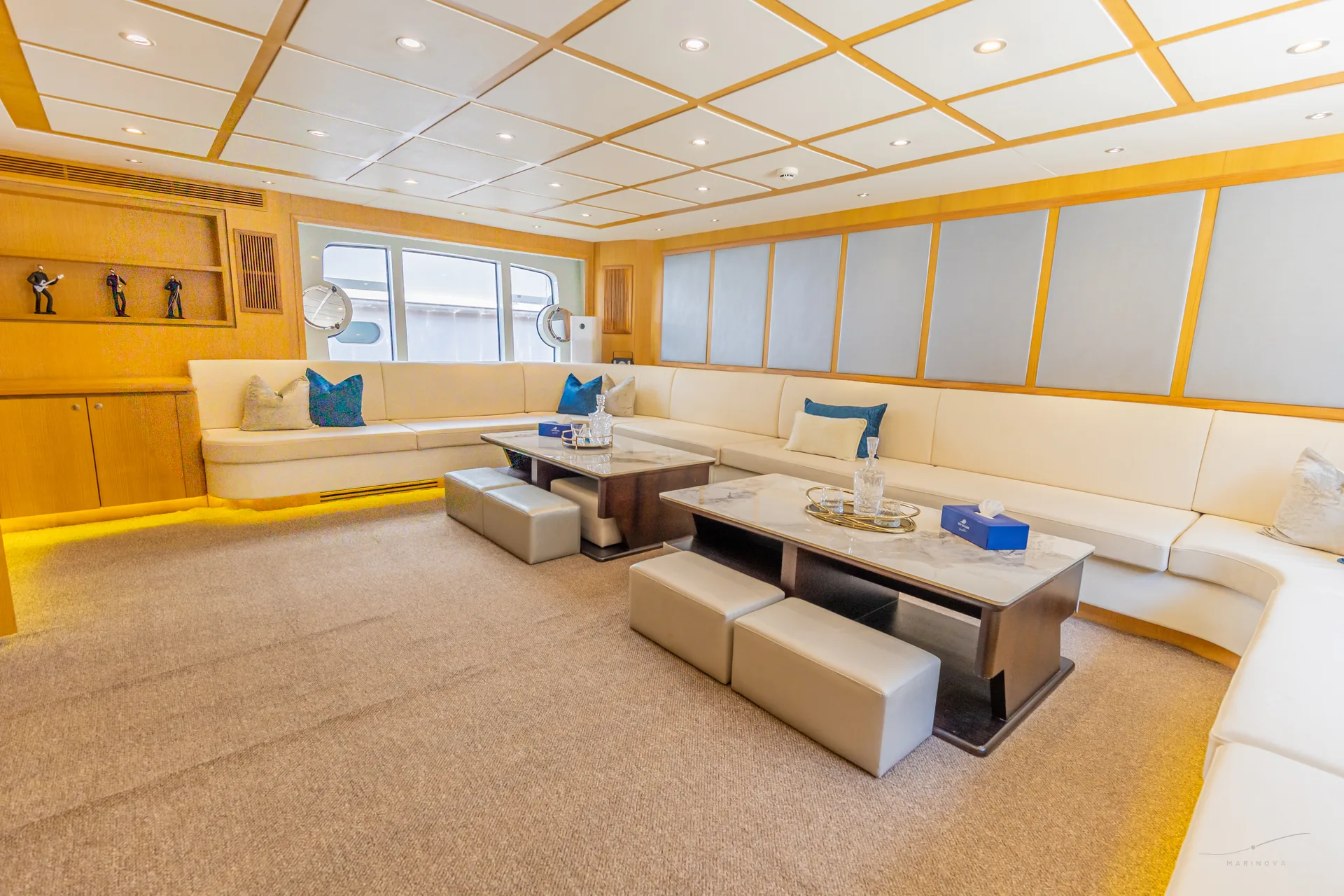 Rosso 110 KTV lounge with wraparound seating