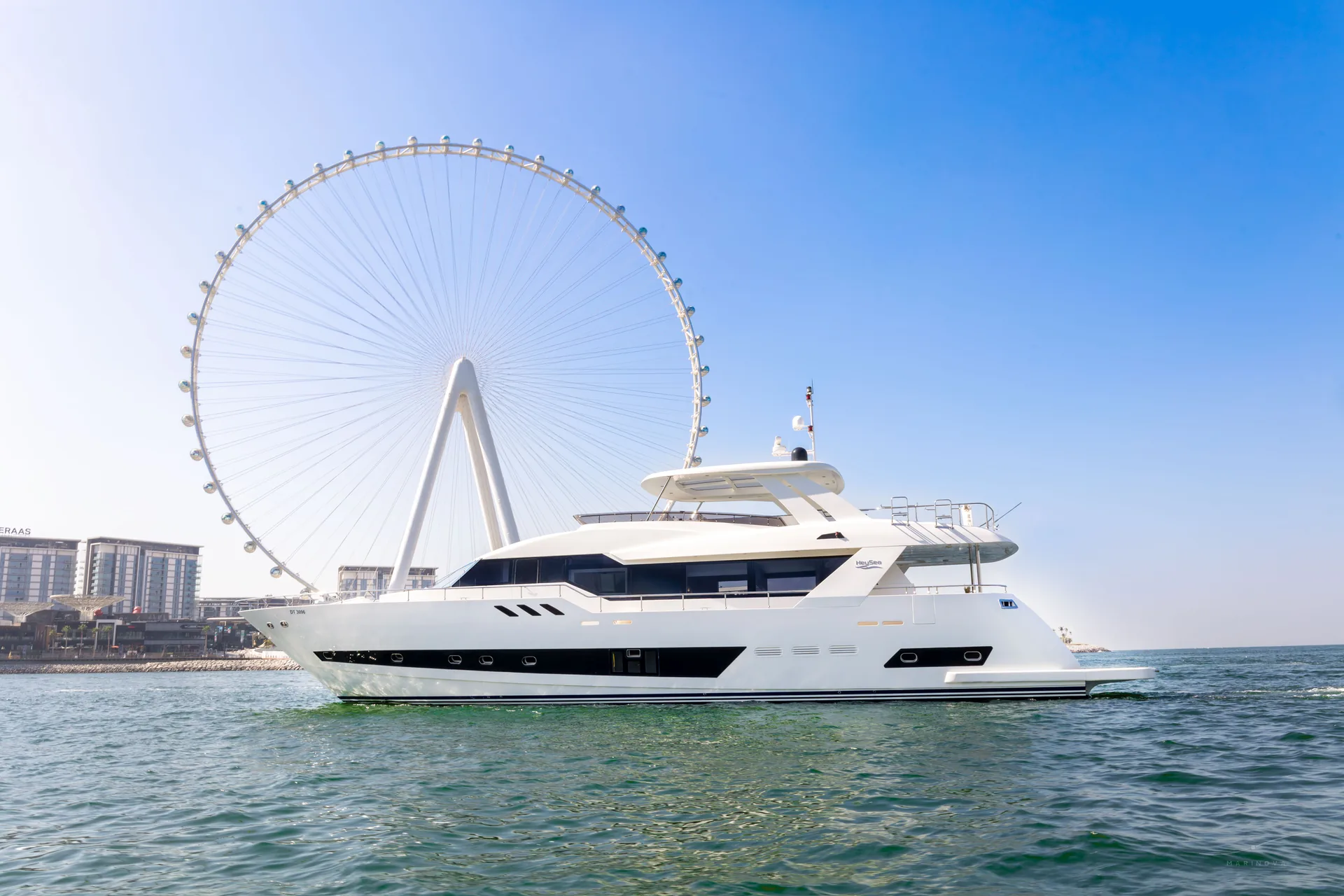 Marinova Fuego 96 yacht near Ain Dubai