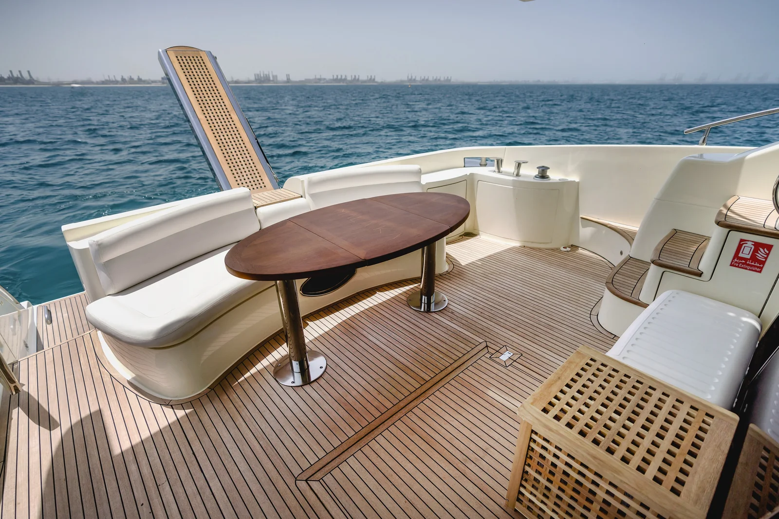 Lucky Star 62 aft deck