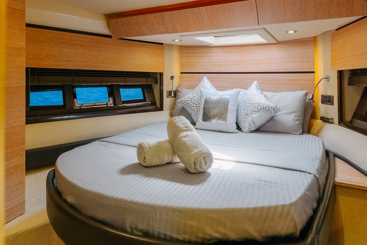 No Regrets 48 master cabin