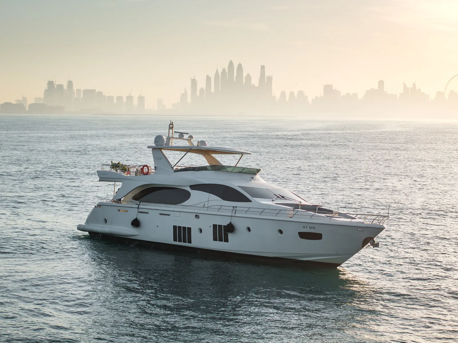 Platinum 88 exterior on open Dubai water