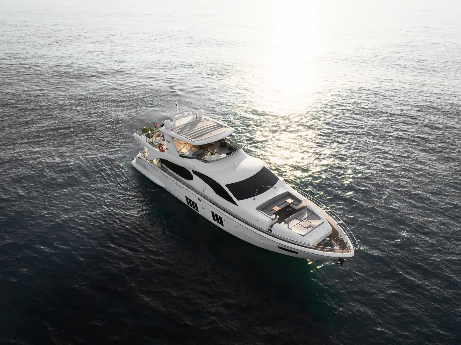 Platinum 88 aerial view on Dubai water